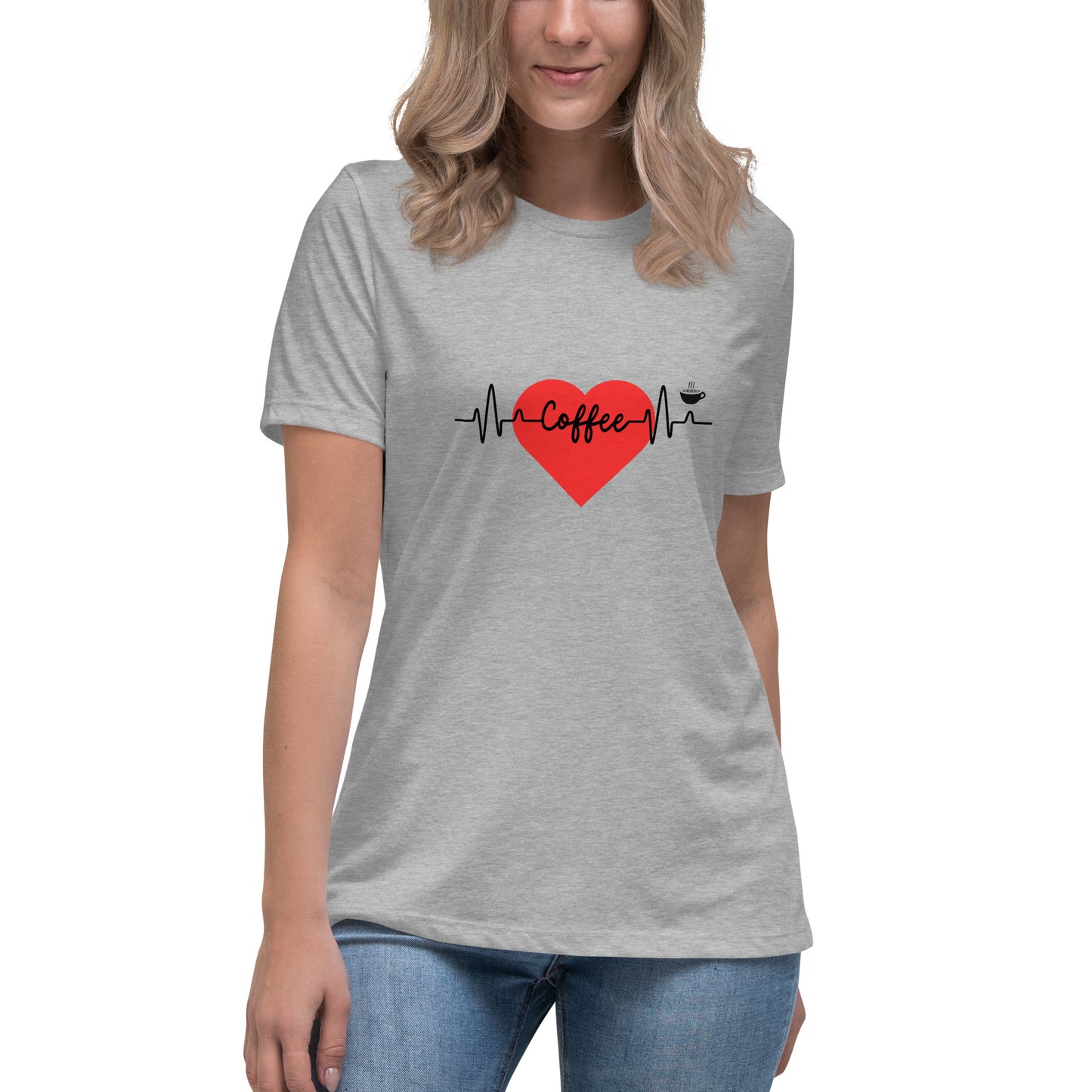 Women's Coffee Lover's EKG T-Shirt