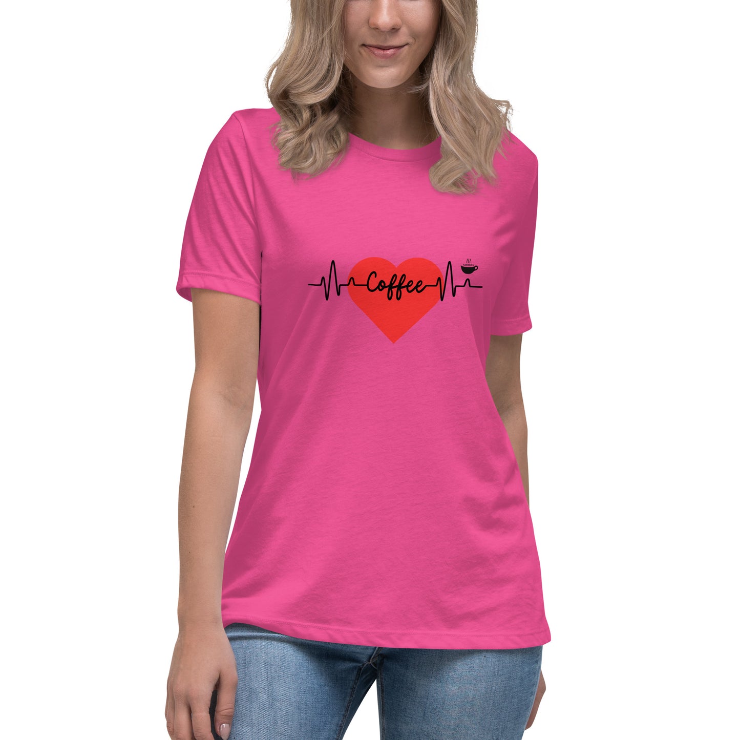 Women's Coffee Lover's EKG T-Shirt