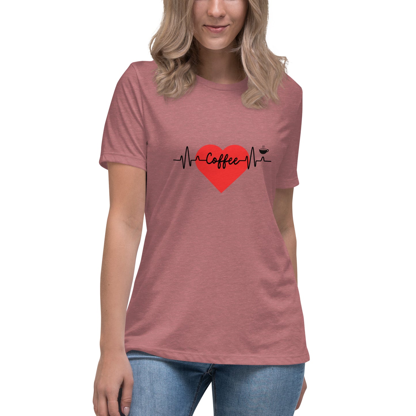 Women's Coffee Lover's EKG T-Shirt