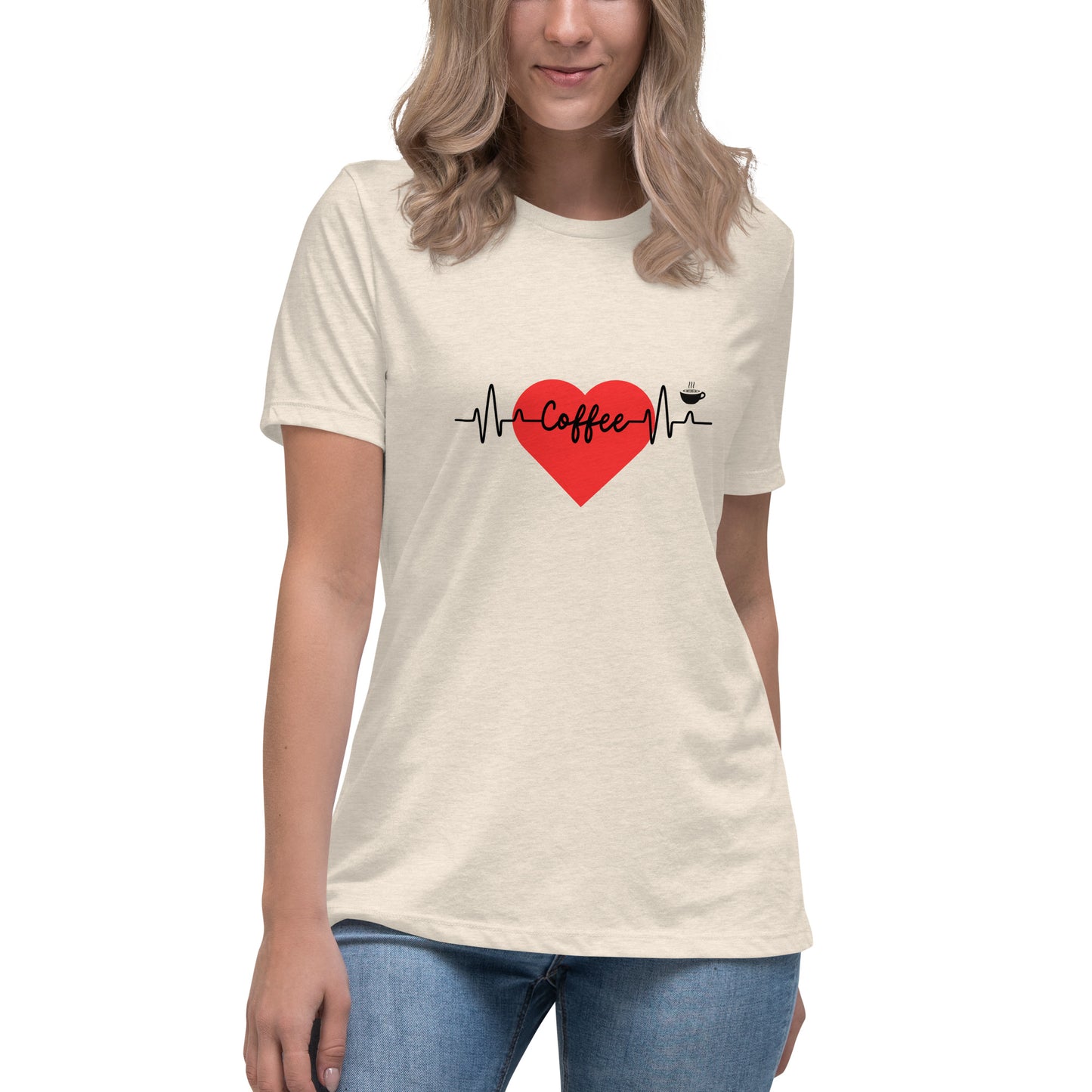 Women's Coffee Lover's EKG T-Shirt