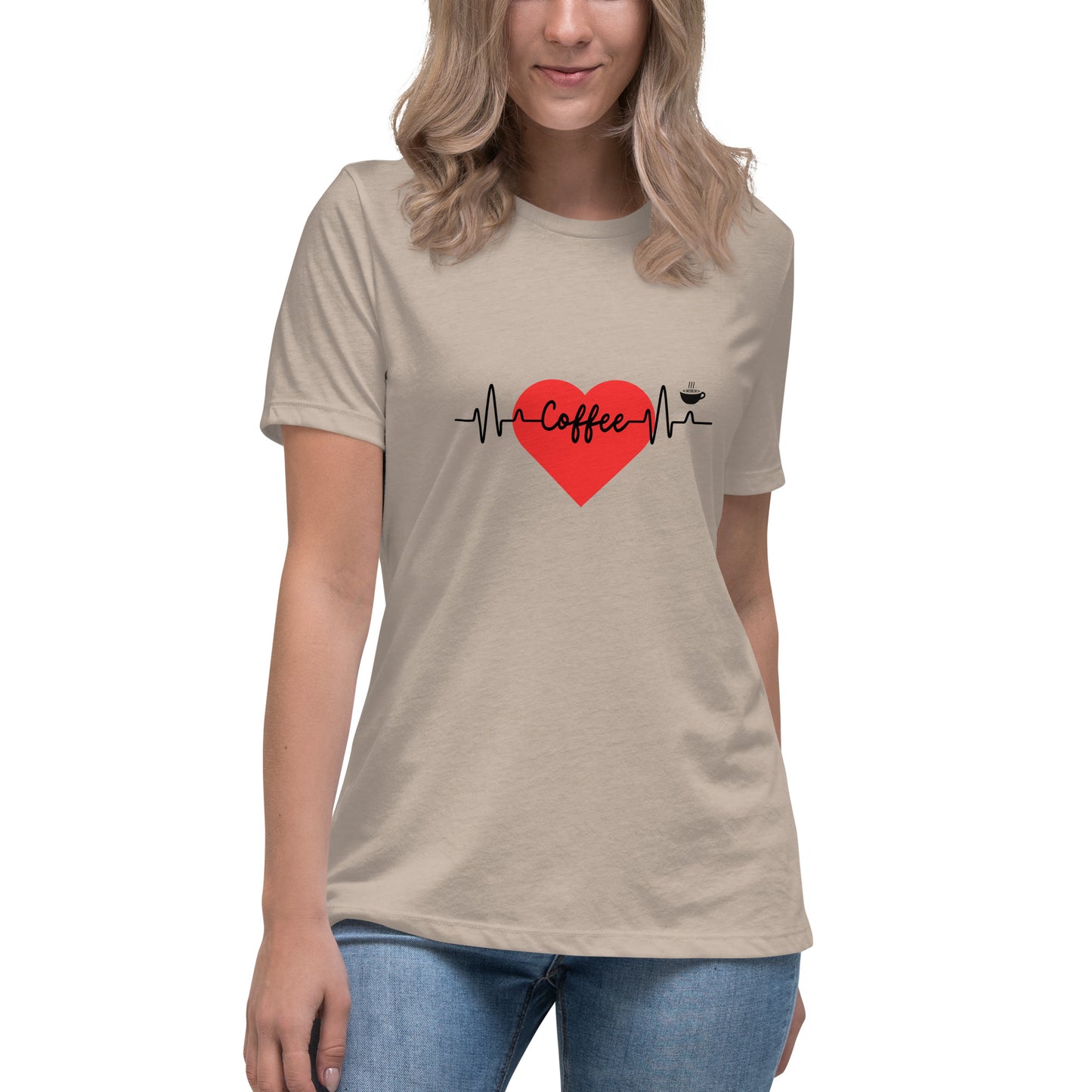 Women's Coffee Lover's EKG T-Shirt