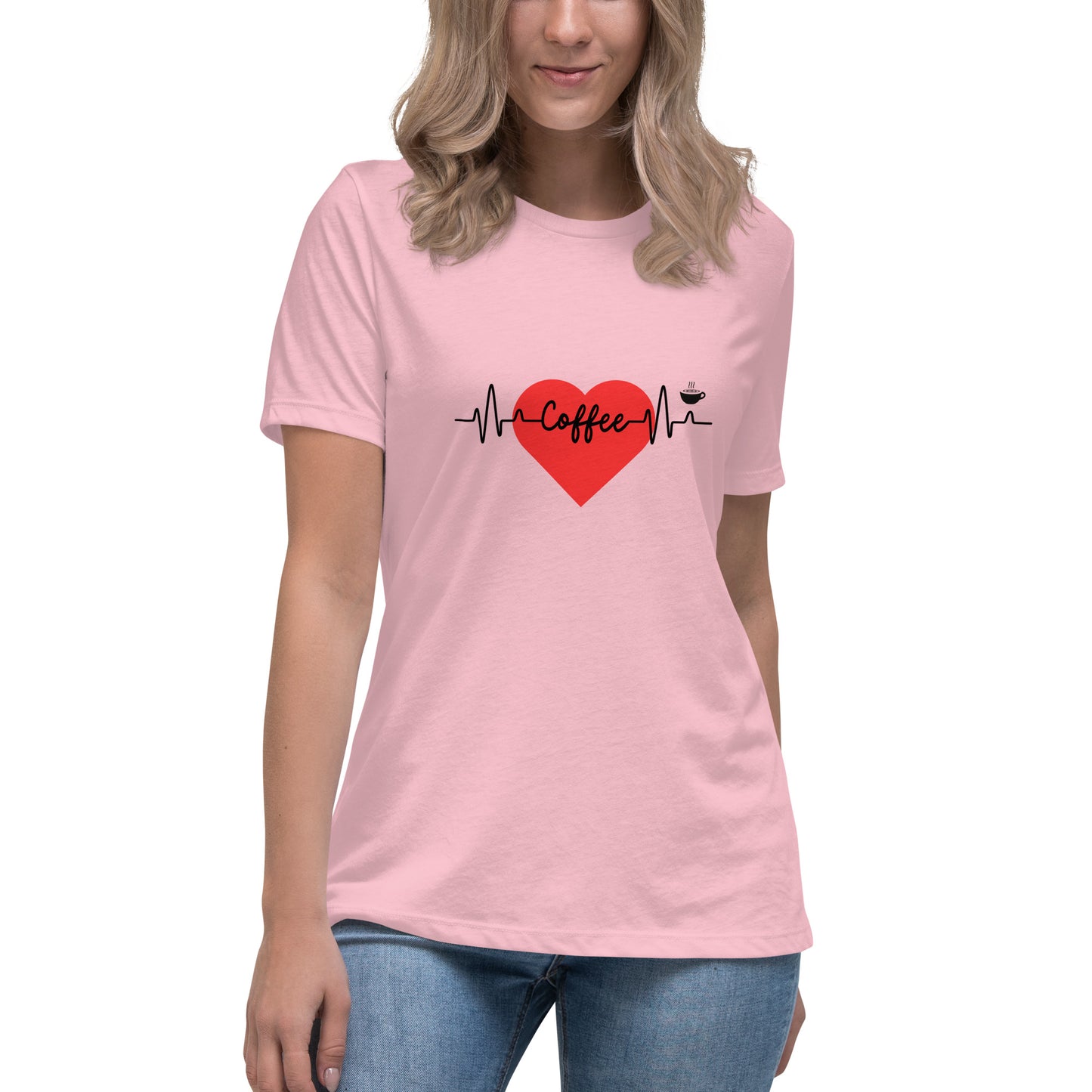 Women's Coffee Lover's EKG T-Shirt