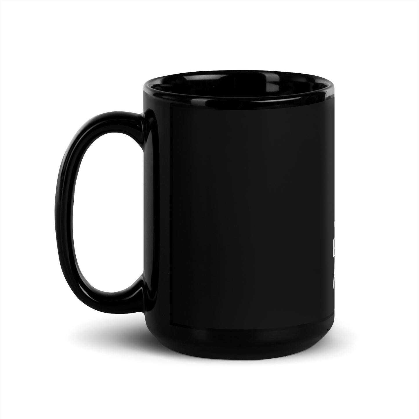 Coffee Makes Everything Possible Black Glossy Mug