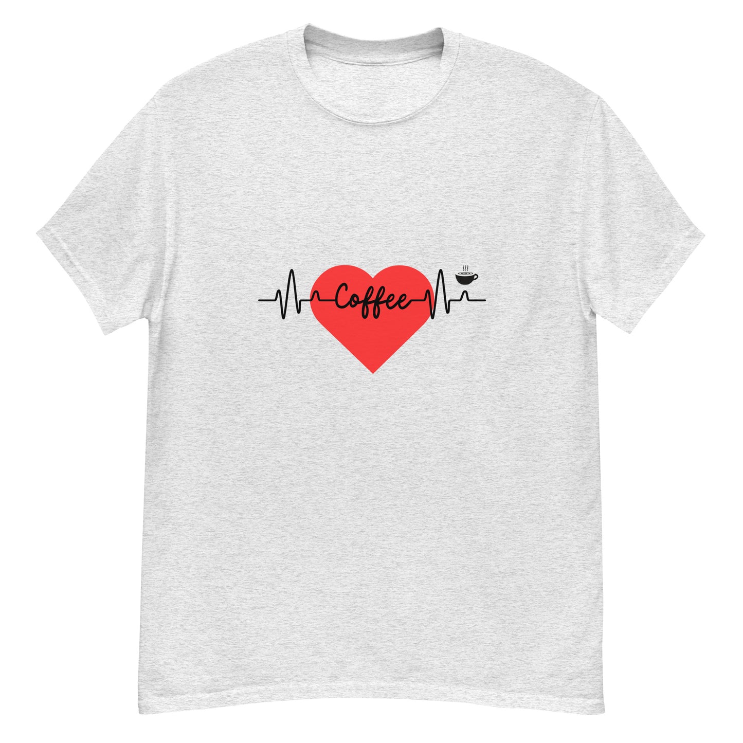 Coffee Lover's EKG Graphic T-shirt