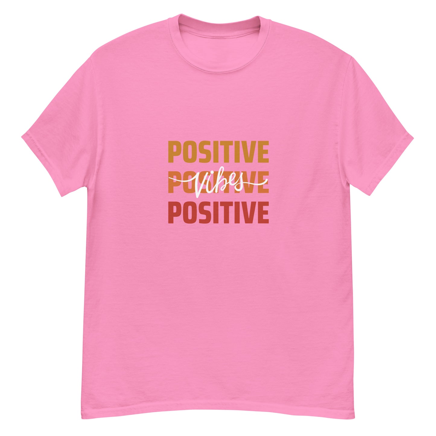 Multi-Color Positive Vibes T-shirt