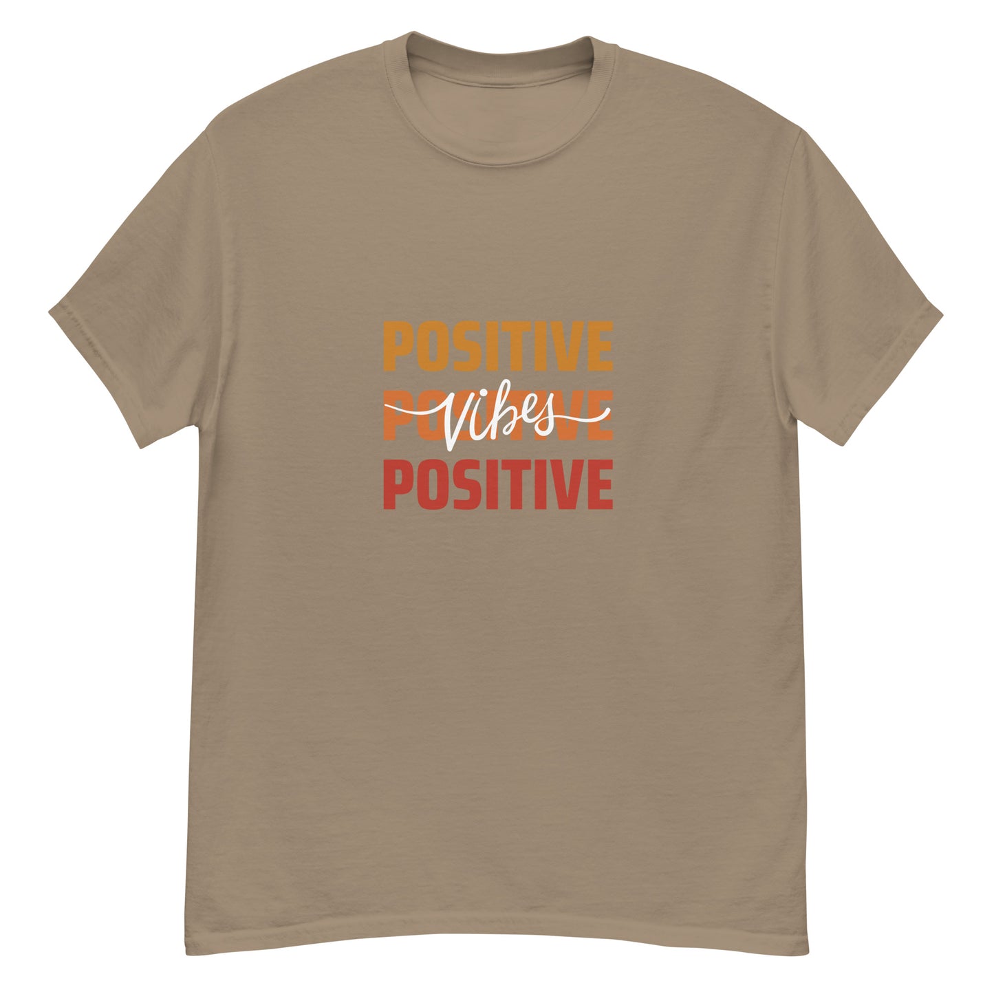 Multi-Color Positive Vibes T-shirt