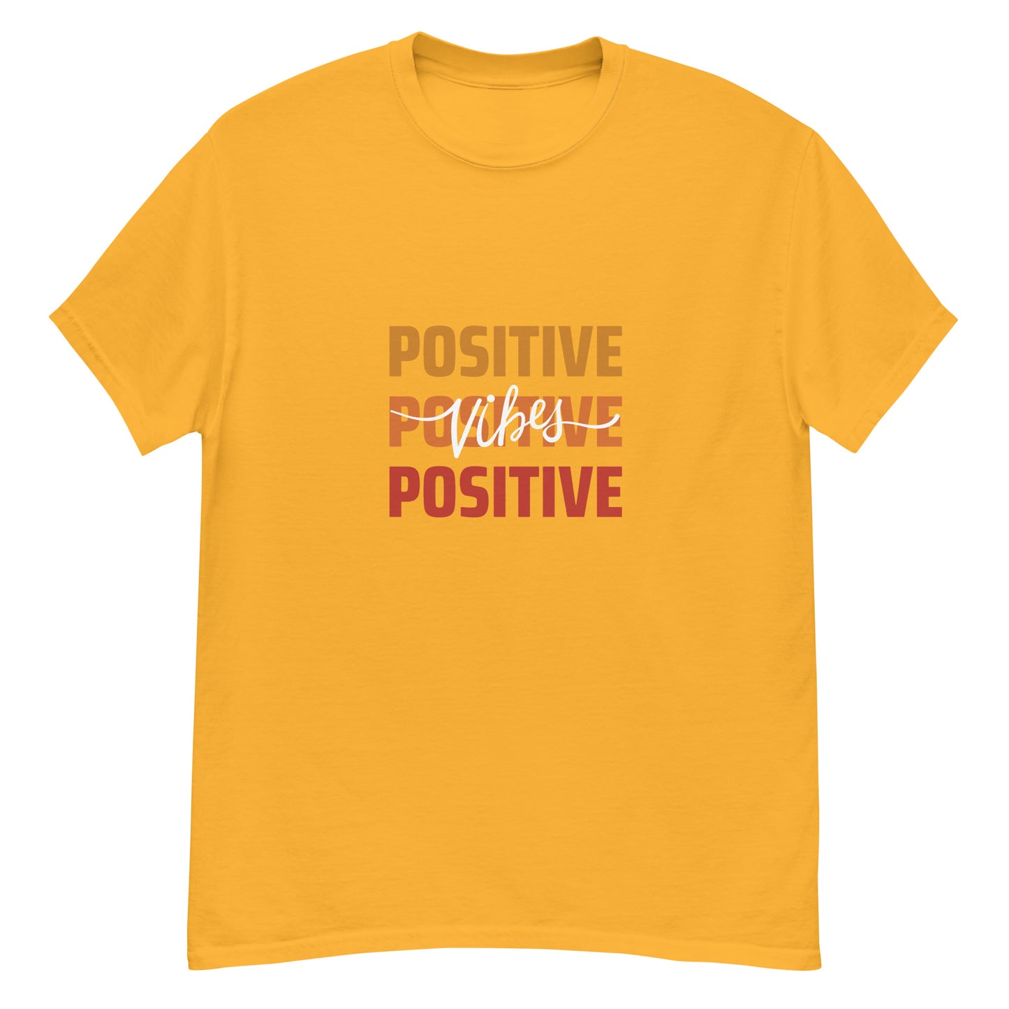 Multi-Color Positive Vibes T-shirt