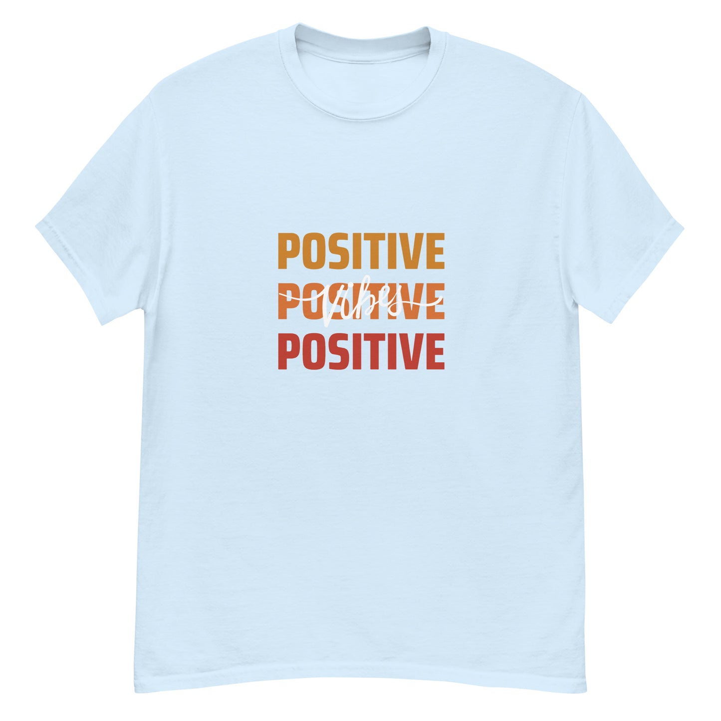 Multi-Color Positive Vibes T-shirt