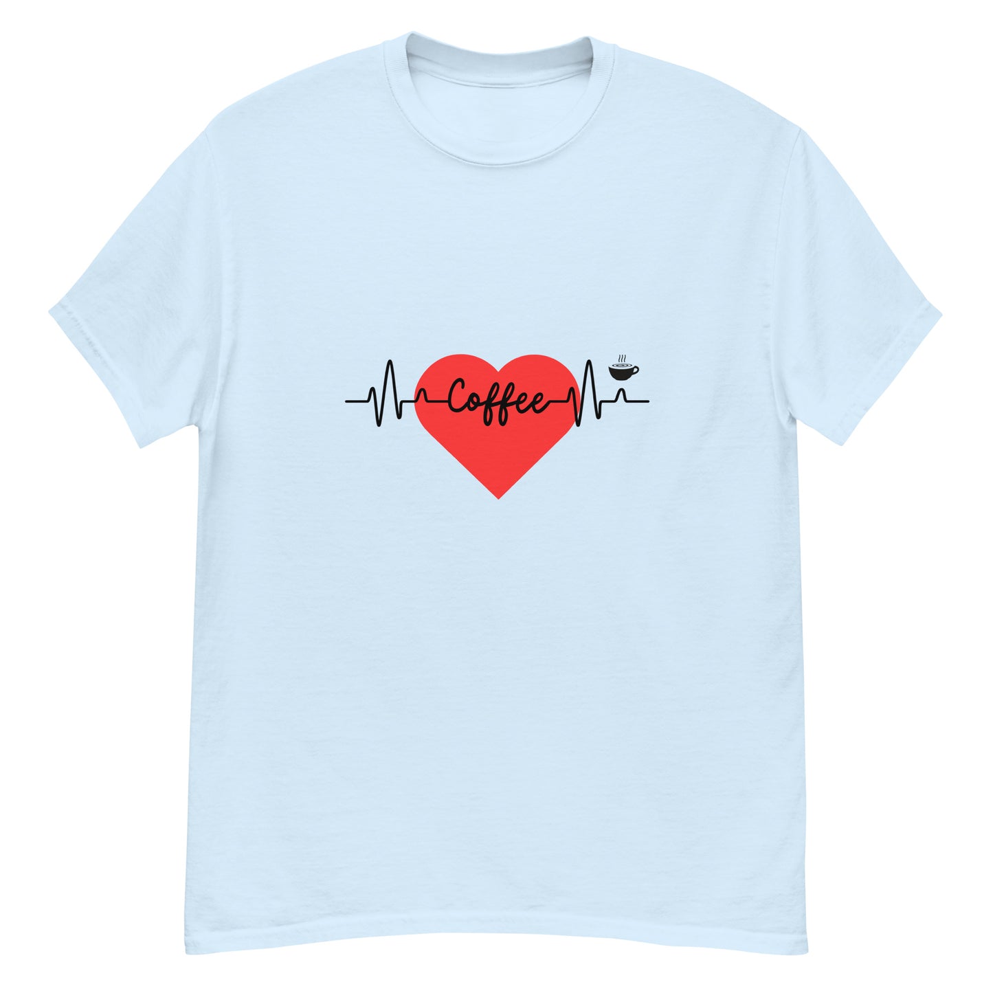 Coffee Lover's EKG Graphic T-shirt