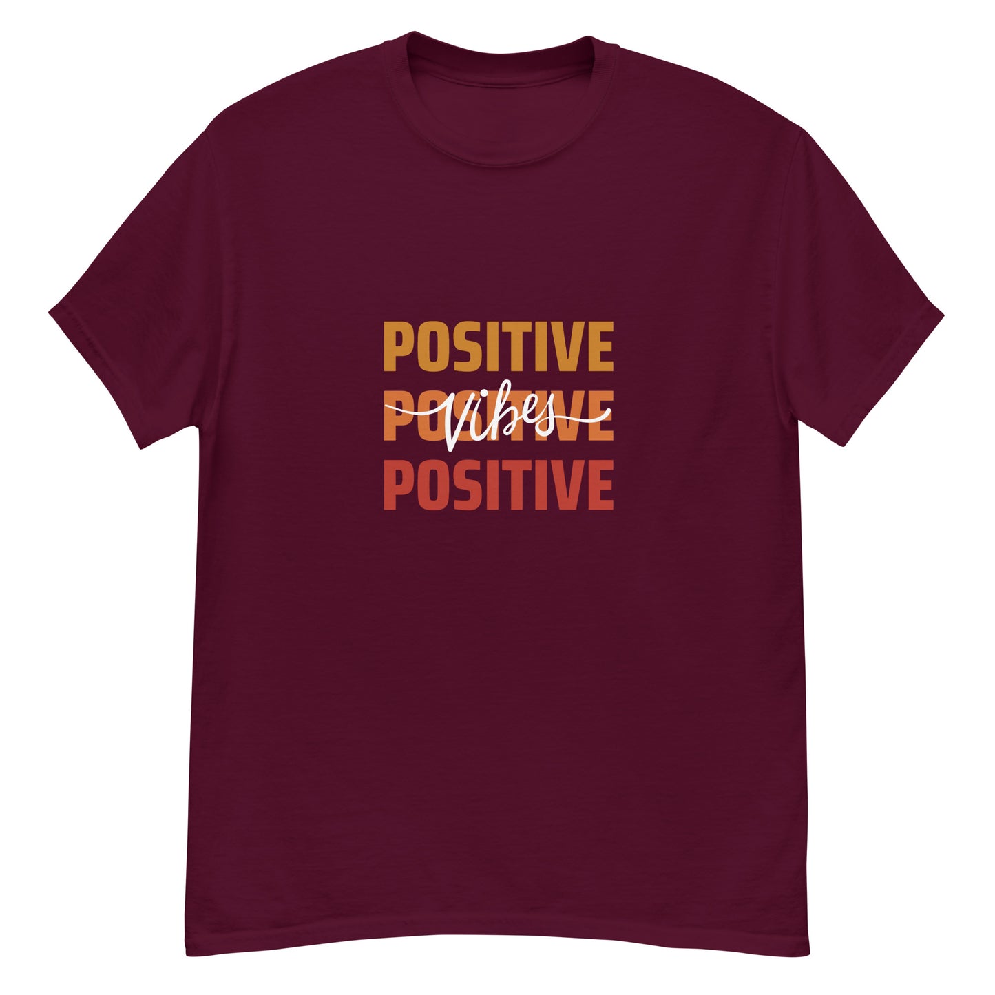 Multi-Color Positive Vibes T-shirt