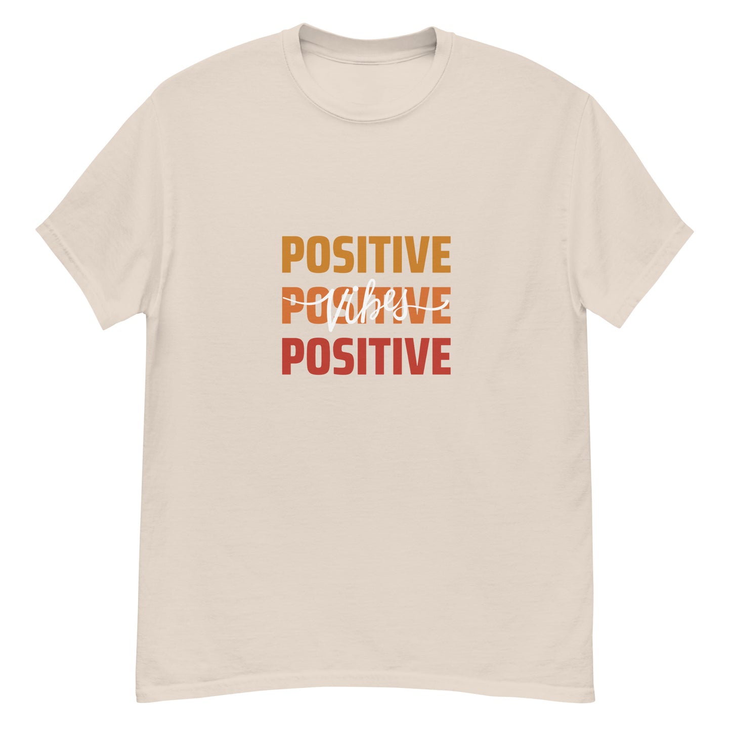 Multi-Color Positive Vibes T-shirt