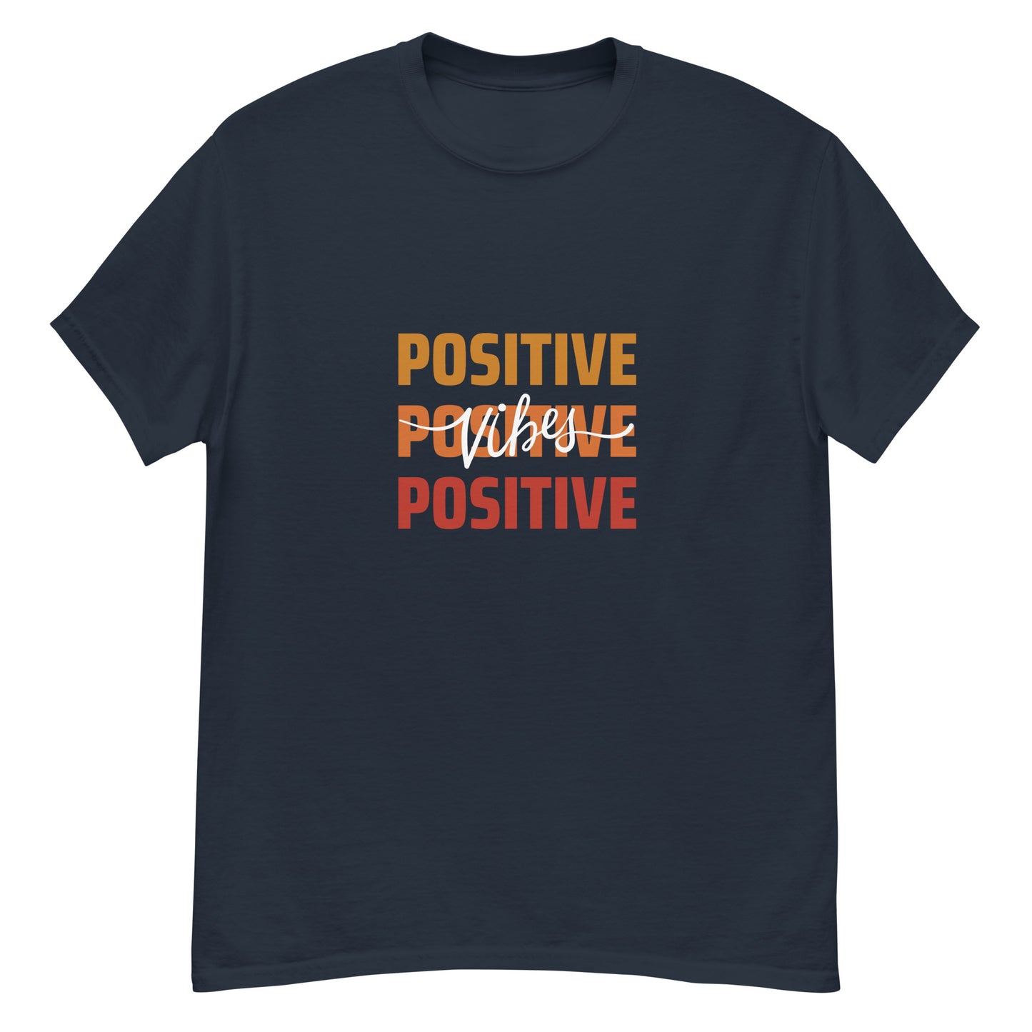 Multi-Color Positive Vibes T-shirt