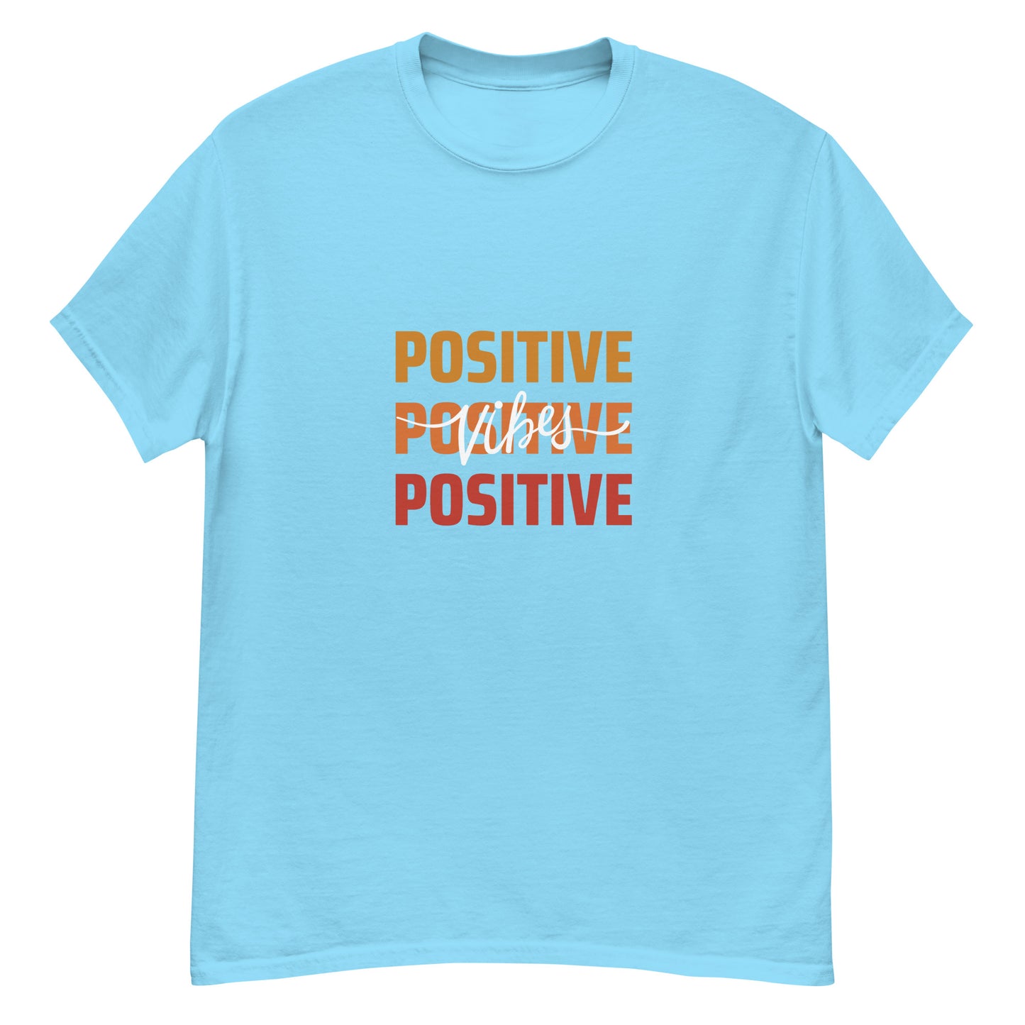 Multi-Color Positive Vibes T-shirt