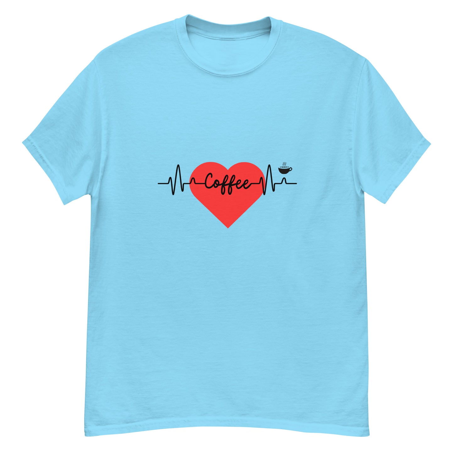 Coffee Lover's EKG Graphic T-shirt