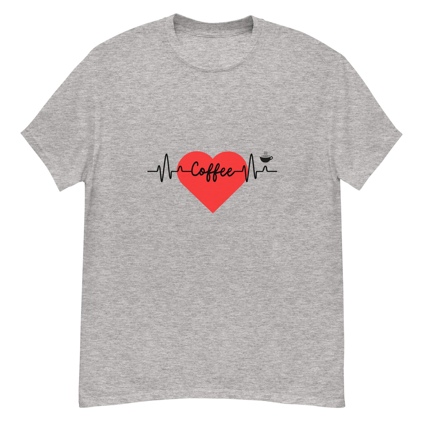 Coffee Lover's EKG Graphic T-shirt