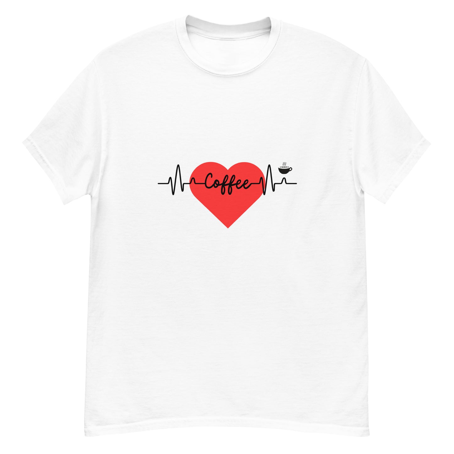 Coffee Lover's EKG Graphic T-shirt