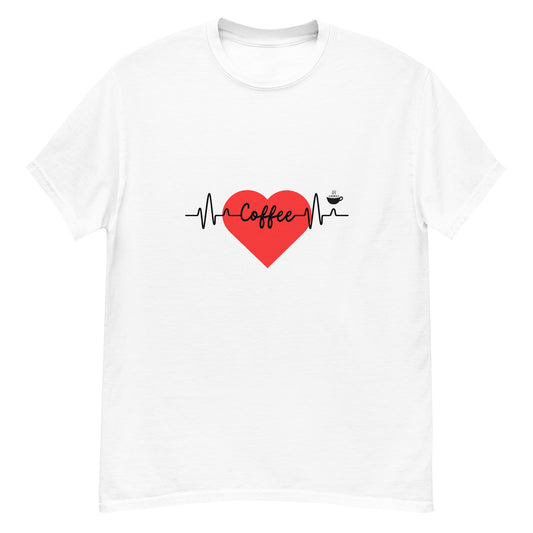 Coffee Lover's EKG Graphic T-shirt