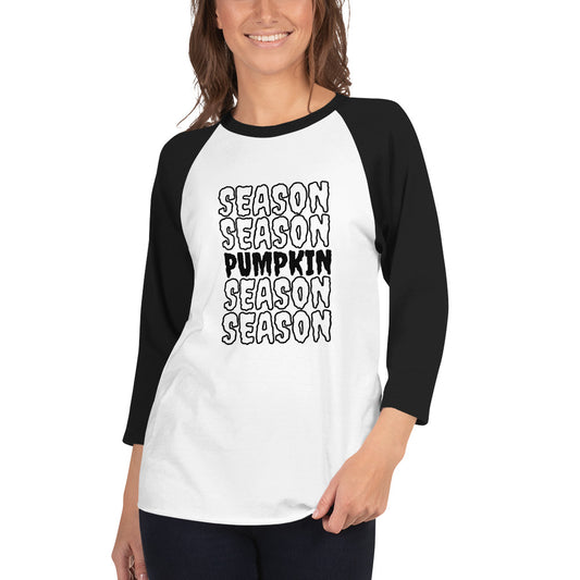 Spooky Season 3/4 sleeve raglan shirt