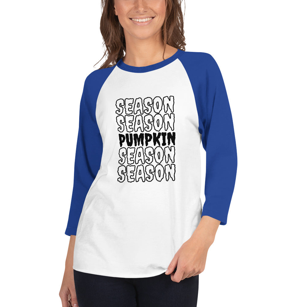 Spooky Season 3/4 sleeve raglan shirt