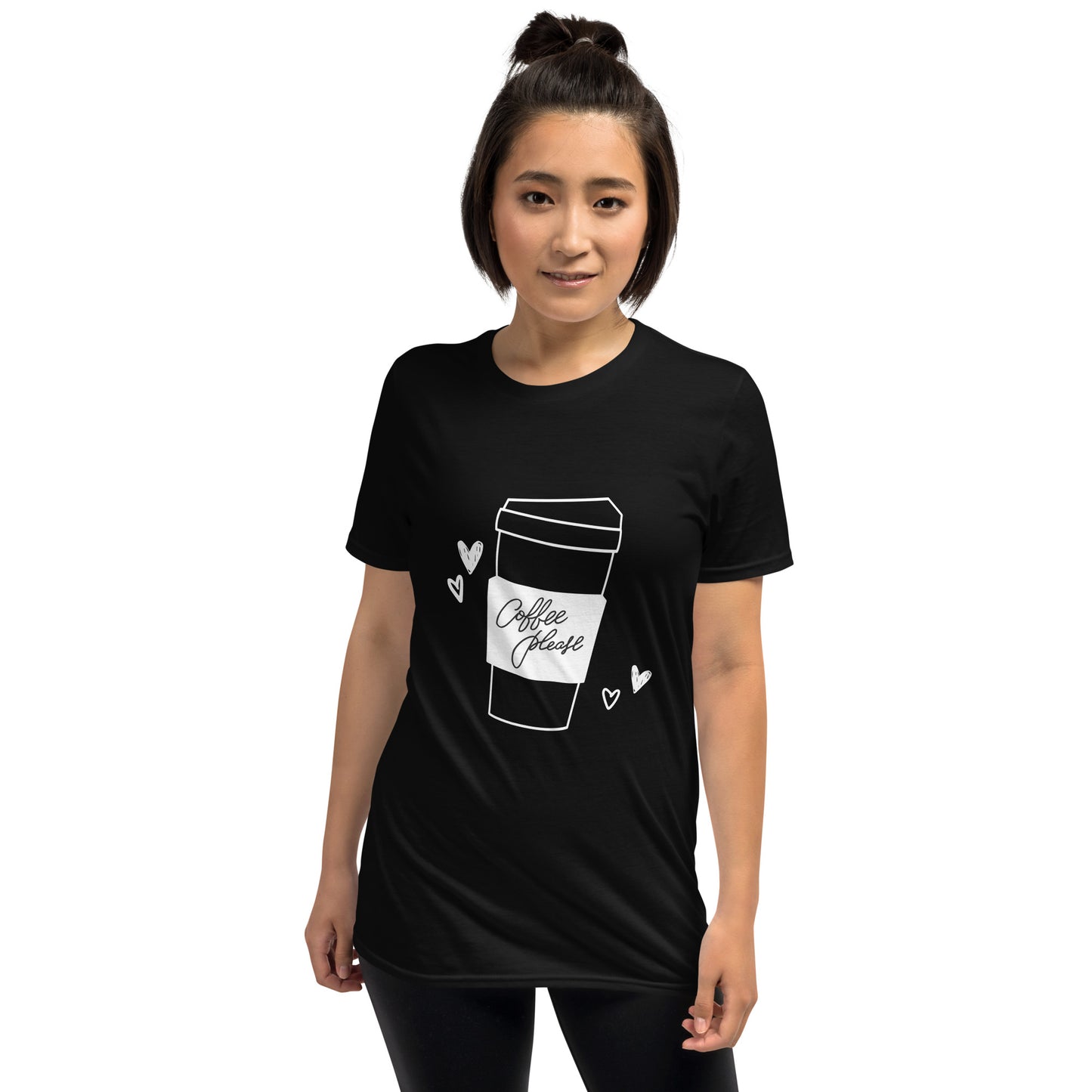 Coffee Please white graphic T-Shirt