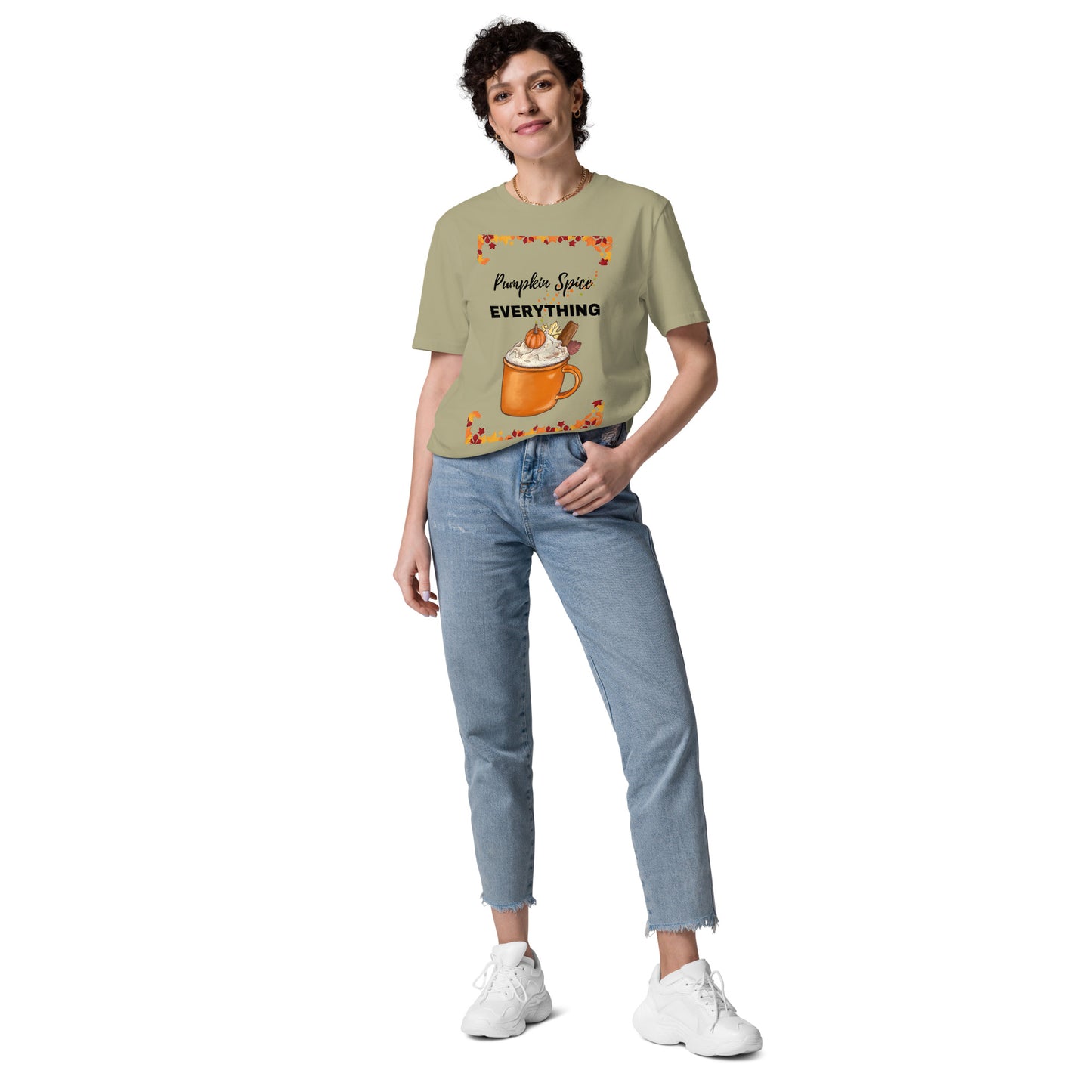 Pumpkin Spice EVERYTHING unisex organic cotton t-shirt