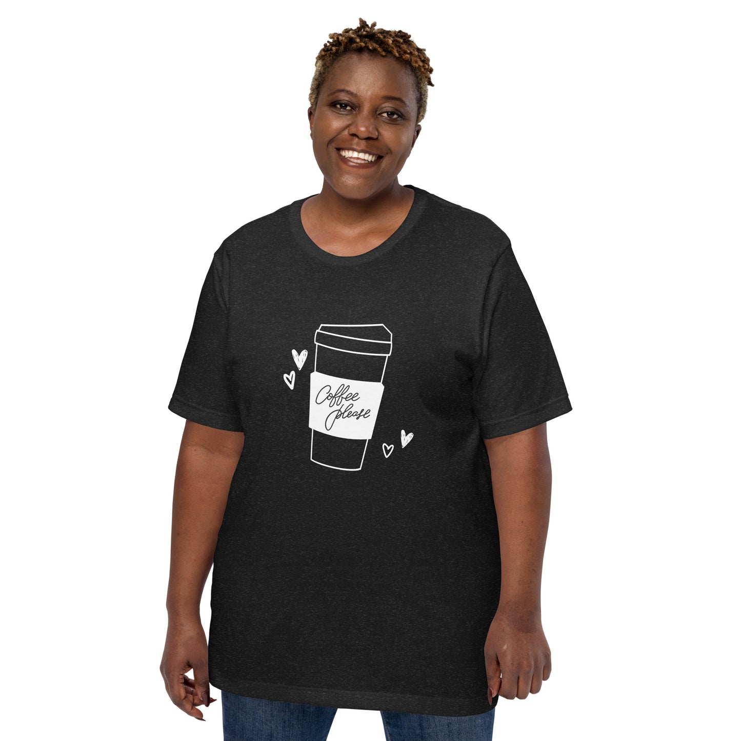 Coffee Please Unisex t-shirt