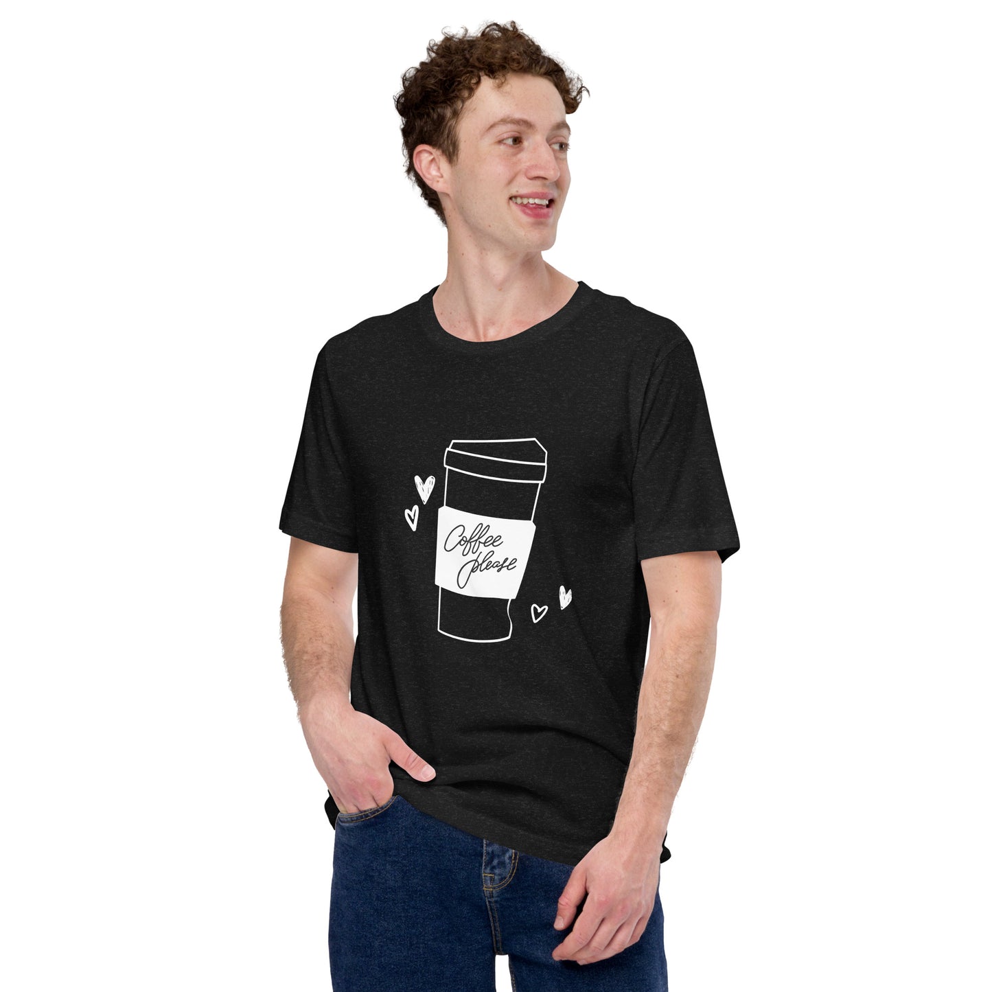 Coffee Please Unisex t-shirt