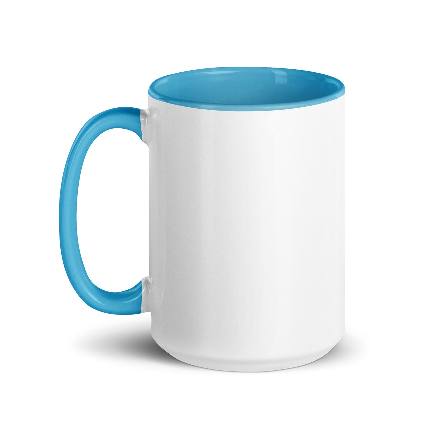 Coffee Makes Me Happy White Mug with Color Inside