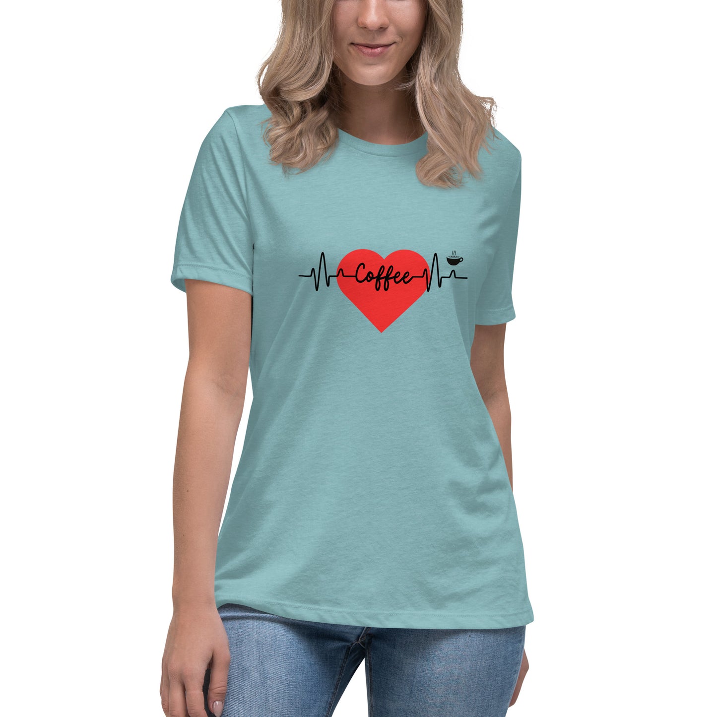 Women's Coffee Lover's EKG T-Shirt