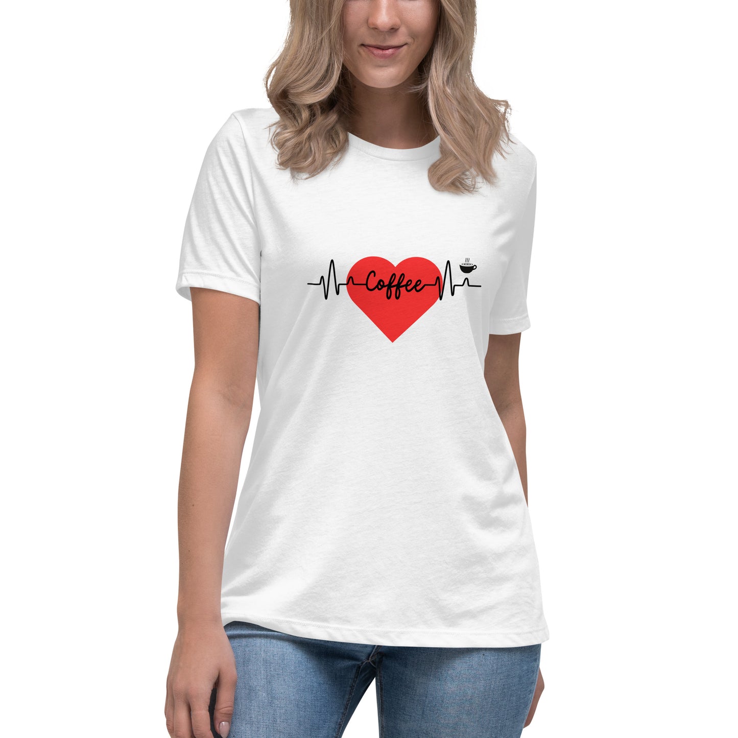 Women's Coffee Lover's EKG T-Shirt